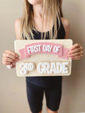 First & Last Day of School Sign | Interchangeable Magnetic School Photo Sign