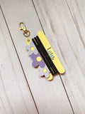 Hair Elastic Holder Keychain