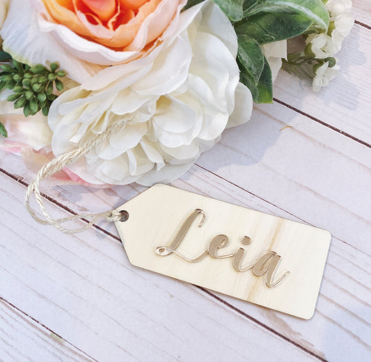 Personalized 3D Name Tags | Stocking Tags | Gift Tags