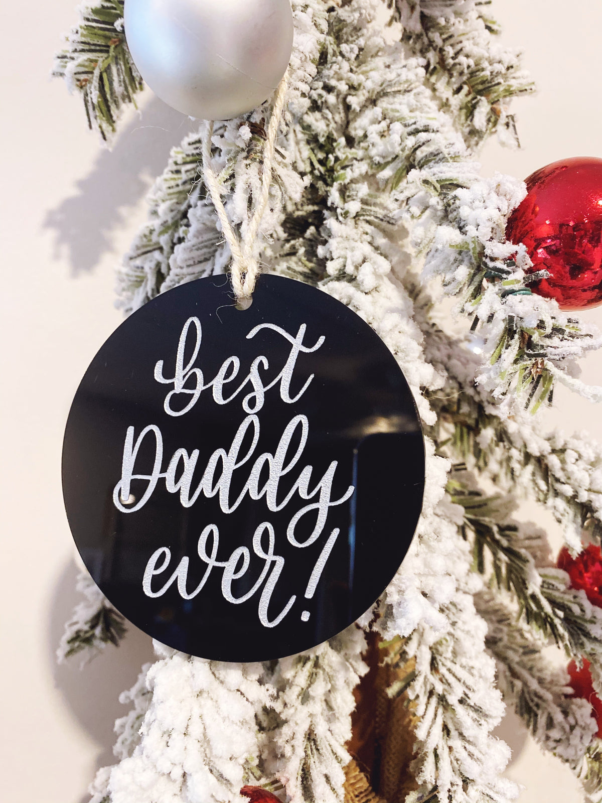 Custom Round Christmas Ornament