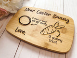 Dear Easter Bunny Cutting Board