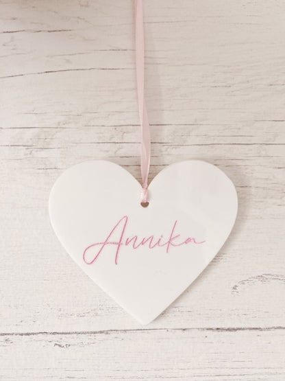 Heart Name Tag - Valentine Name Tag
