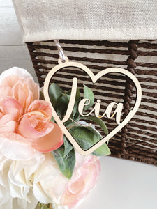 Heart Name Tag - Valentine Name Tag