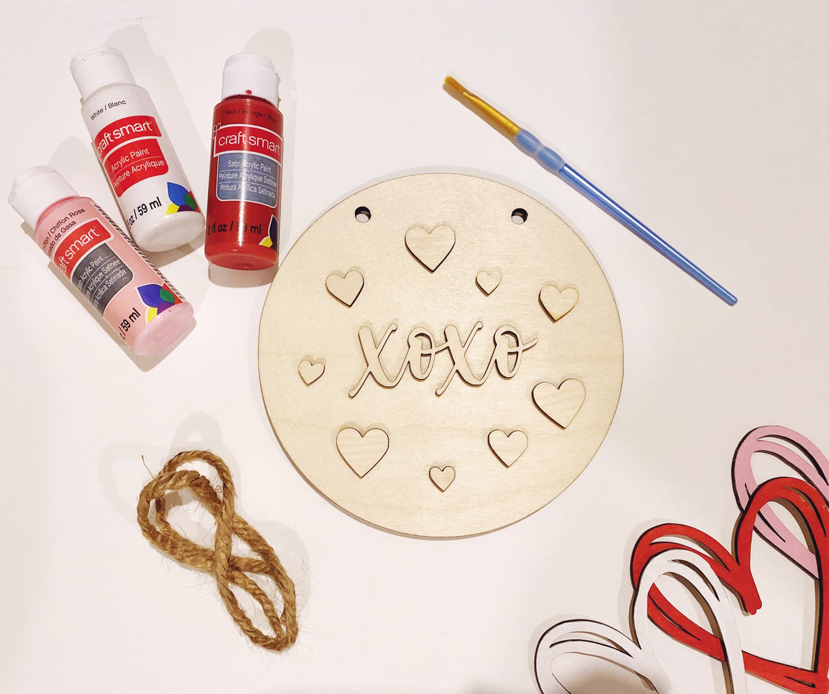 DIY Valentine Paint Kit