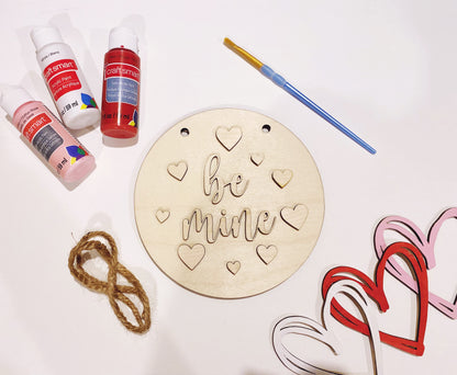 DIY Valentine Paint Kit