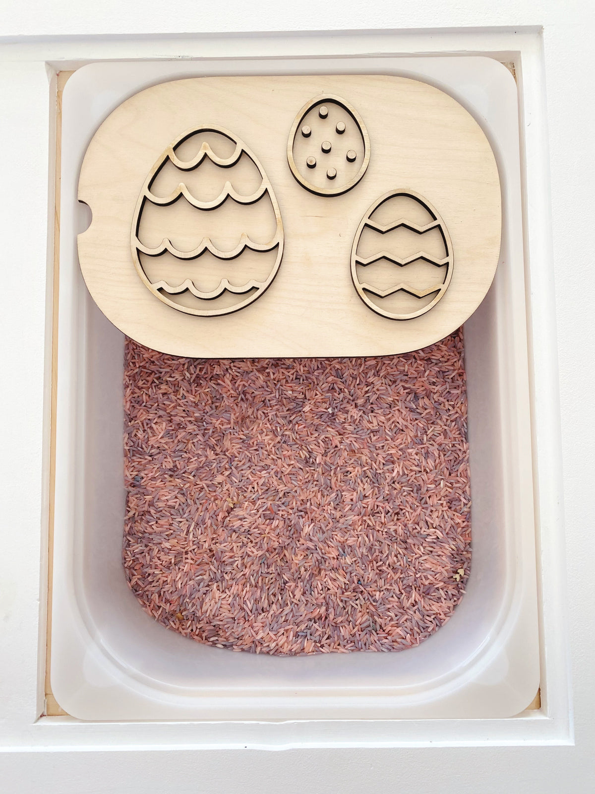 Fillable TROFAST Lid Insert Easter Egg Edition