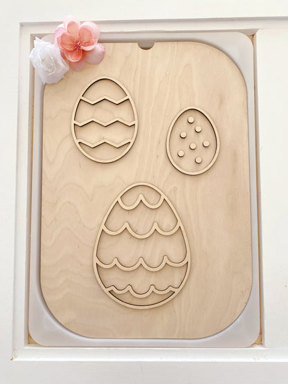 Fillable TROFAST Lid Insert Easter Egg Edition