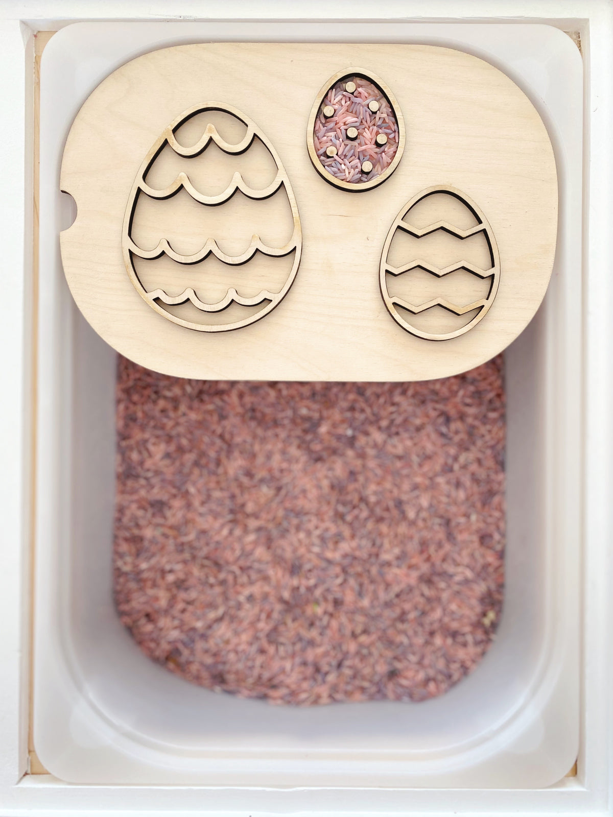 Fillable TROFAST Lid Insert Easter Egg Edition