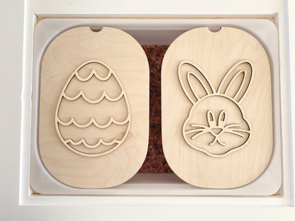 Fillable TROFAST Lid Insert Easter Bunny Edition