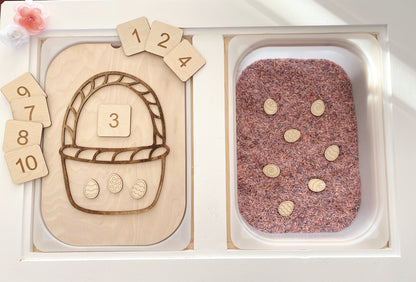 Easter TROFAST Lid Insert - Counting Eggs Edition
