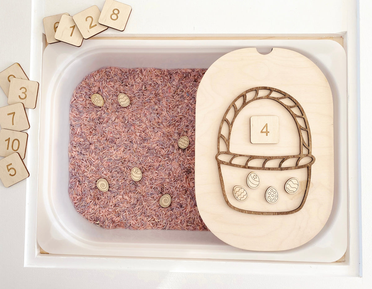 Easter TROFAST Lid Insert - Counting Eggs Edition