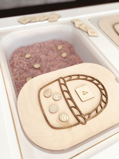 Easter TROFAST Lid Insert - Counting Eggs Edition