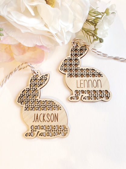 Rattan Bunny Tag