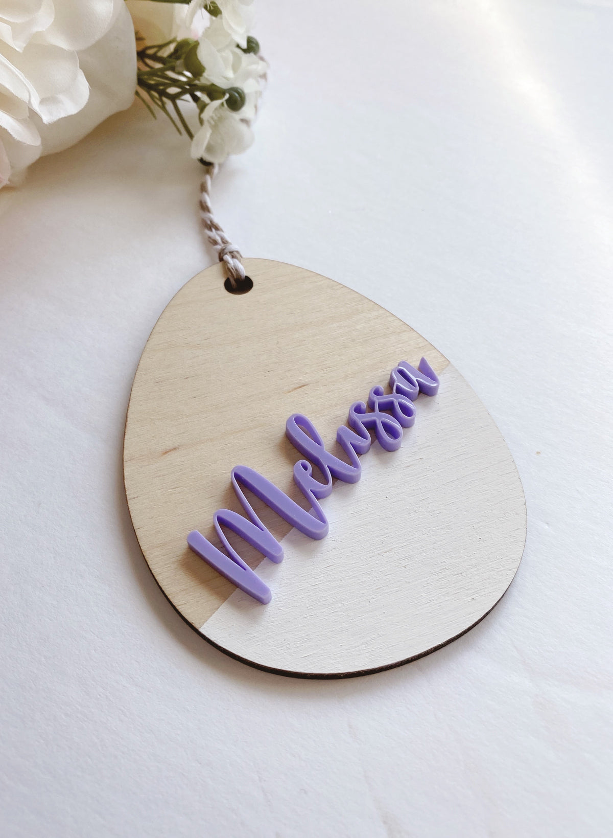 Easter Egg Name Tag