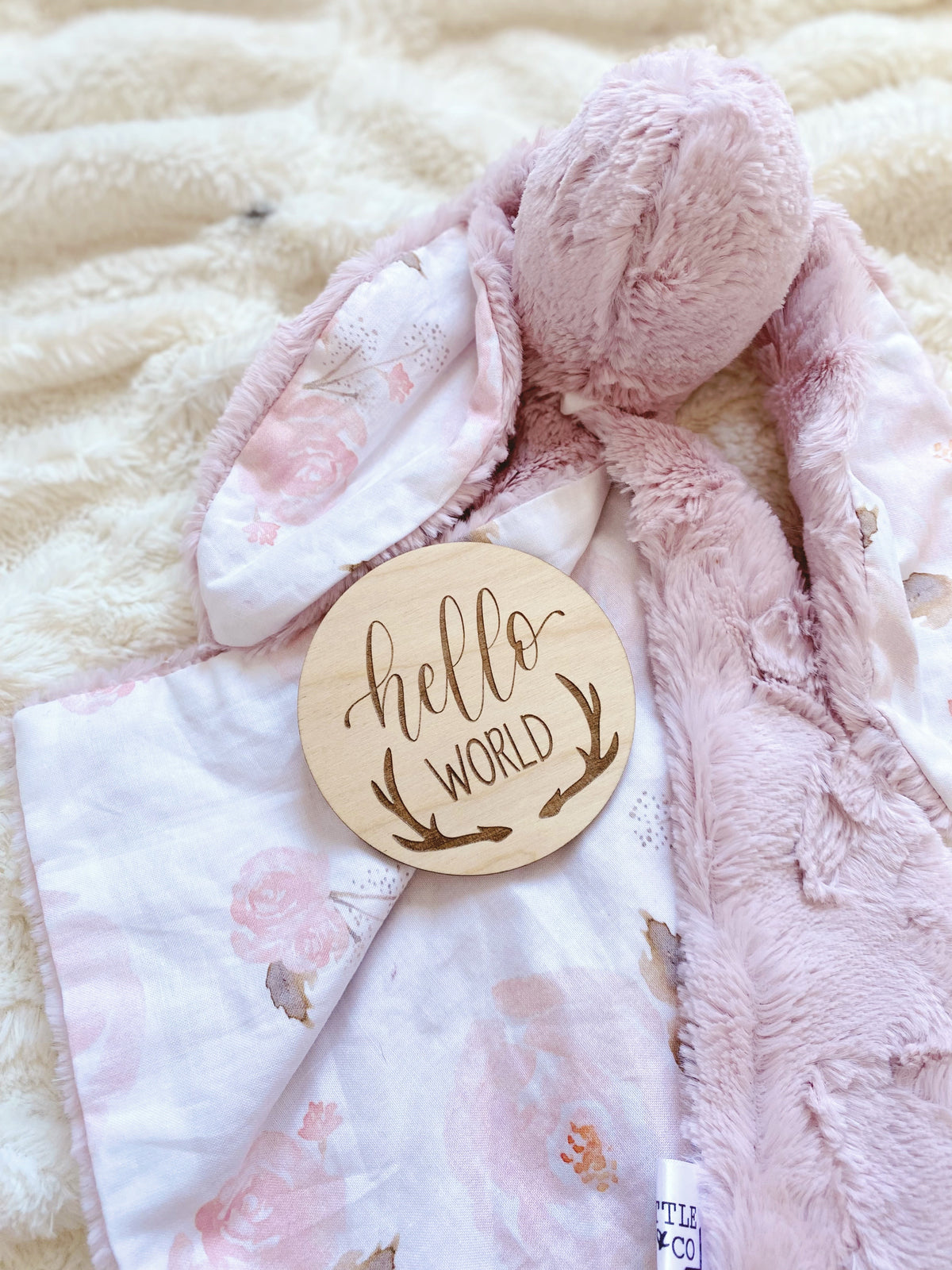 Engraved Wooden Baby Milestone Rounds