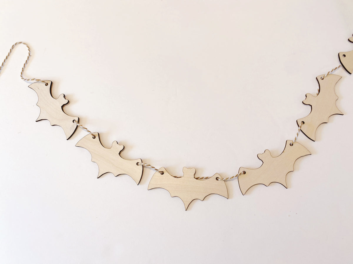 Bat Wood Garland