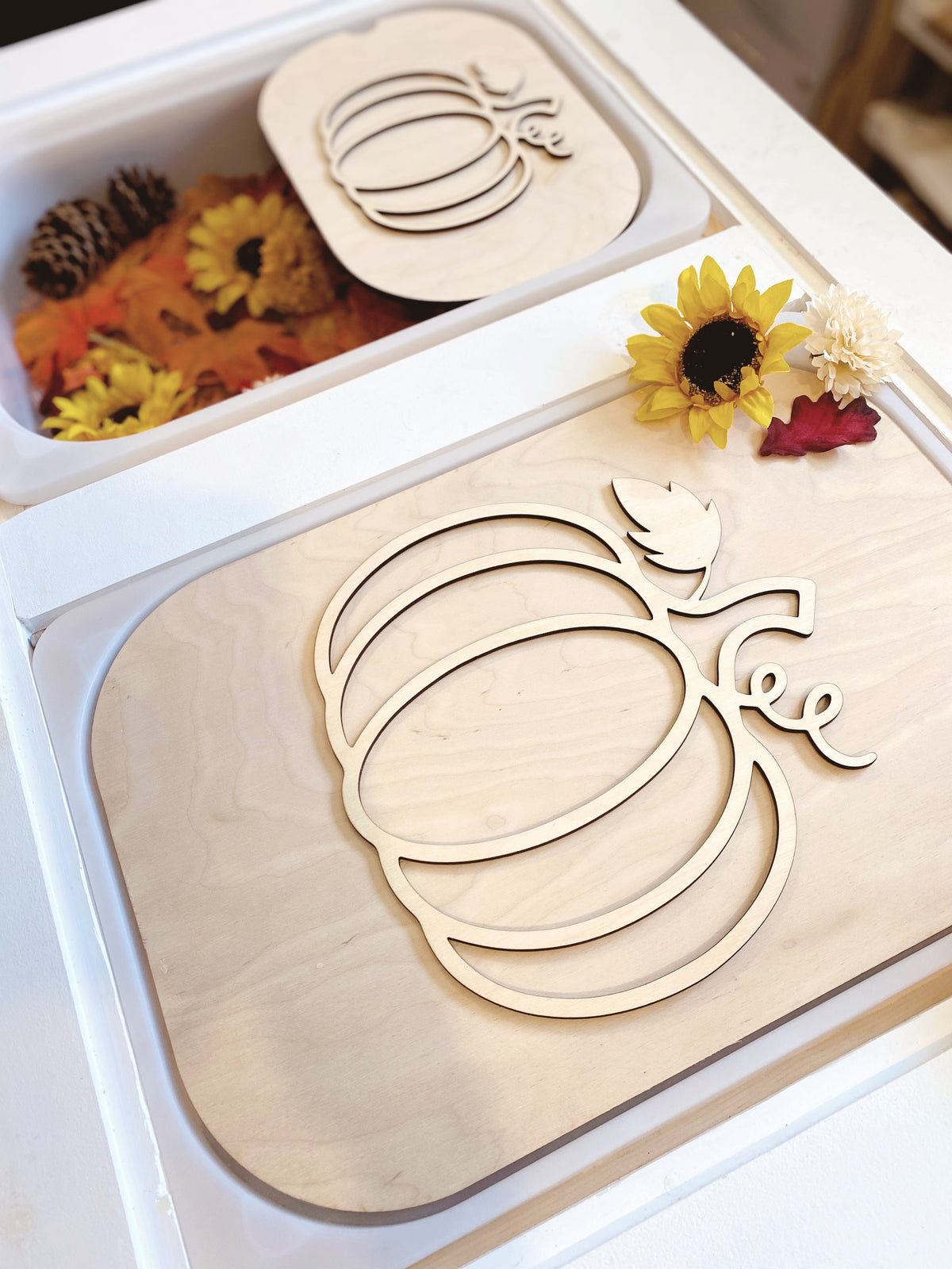 Fillable TROFAST Insert Pumpkin Edition | FLISAT Insert