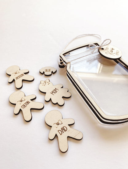 Mason Jar Family Ornament