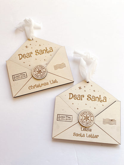 Dear Santa Letter Ornament