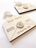 Dear Santa Letter Ornament