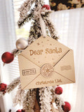 Dear Santa Letter Ornament