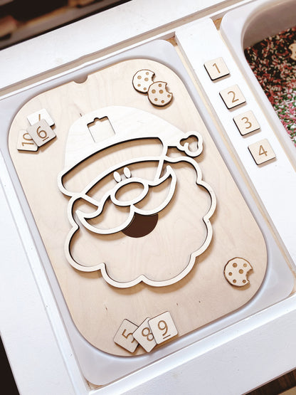 Santa Cookies TROFAST Lid Insert - Counting Cookies Edition
