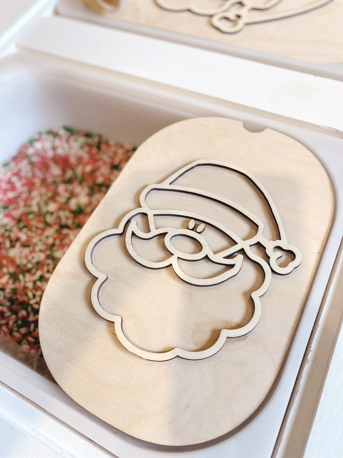 Fillable TROFAST Lid Insert Santa Edition