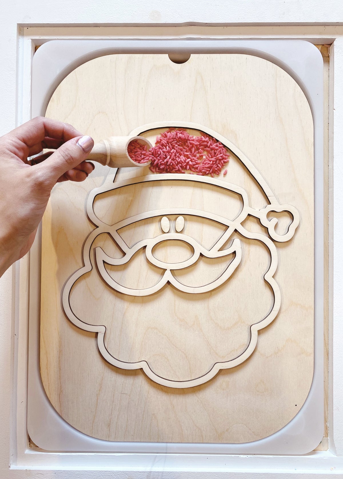 Fillable TROFAST Lid Insert Santa Edition
