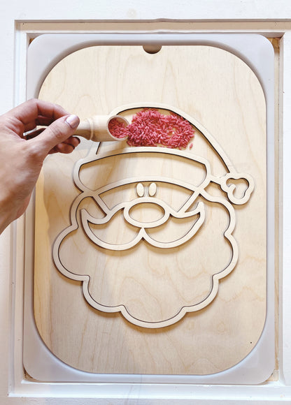 Fillable TROFAST Lid Insert Santa Edition