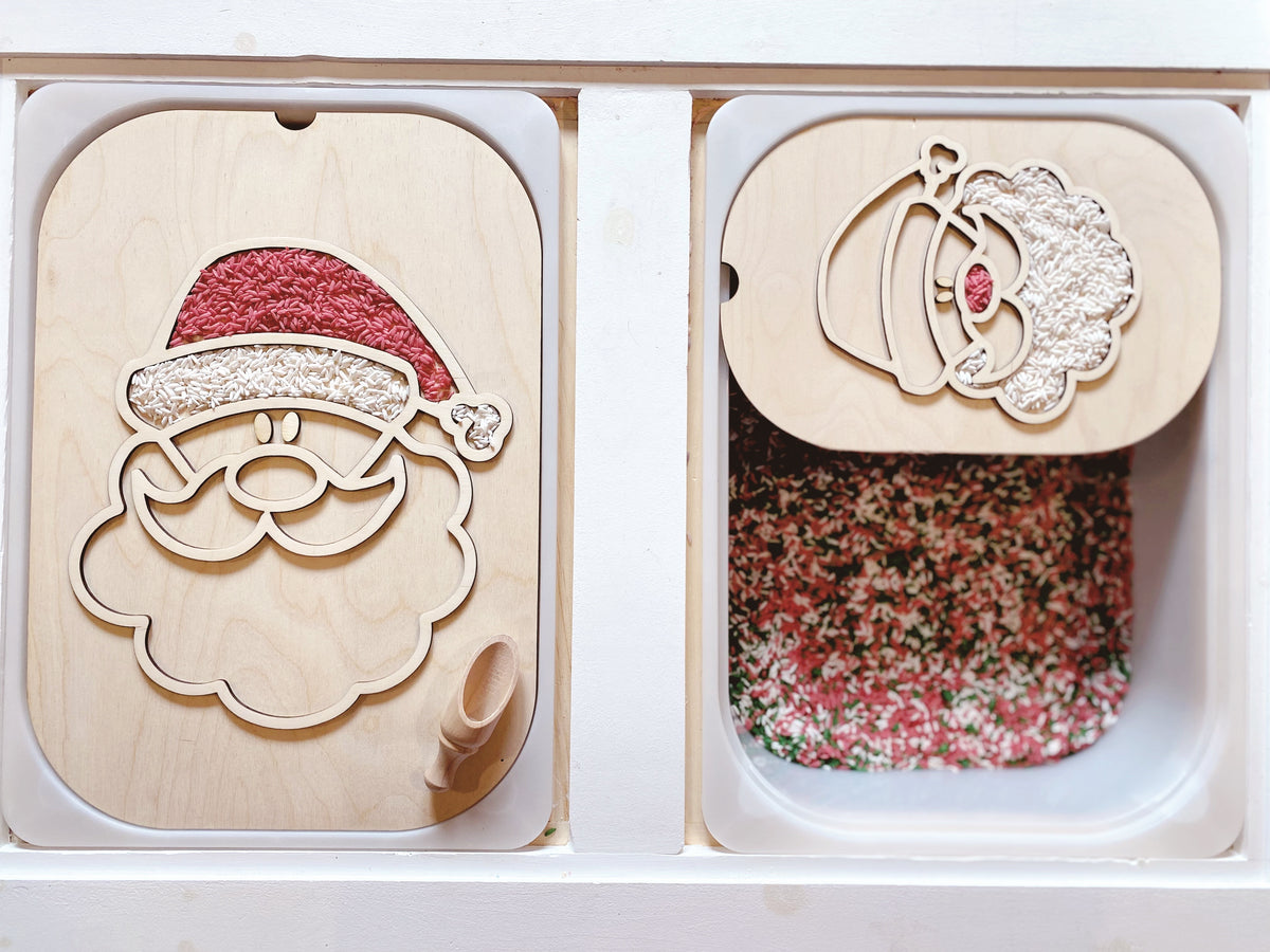 Fillable TROFAST Lid Insert Santa Edition
