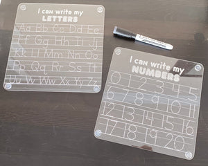 I can write my Letters and Numbers Tracing Board