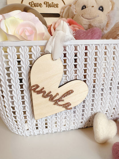 Heart Name Tag