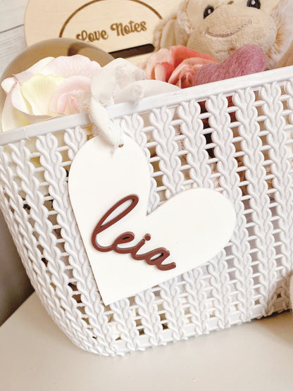 Heart Name Tag