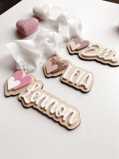 Valentine Gift Name Tag