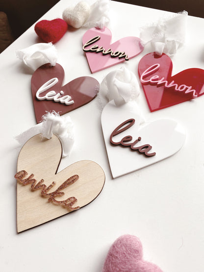 Heart Name Tag