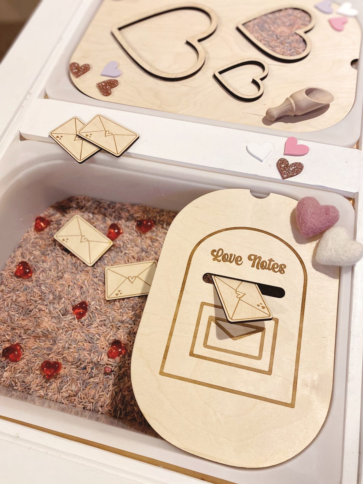 TROFAST Love Note Lid Insert