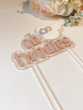 "Oh TWOdles" Cake Topper - Minnie Mouse