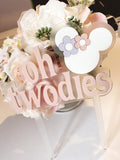 "Oh TWOdles" Cake Topper - Minnie Mouse
