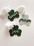 St. Patrick's Clover Name Tag