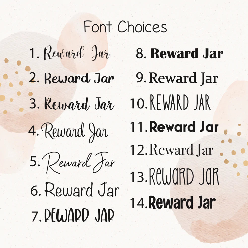 Valentine Reward Jar