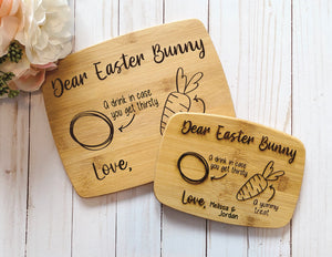 Dear Easter Bunny Cutting Board