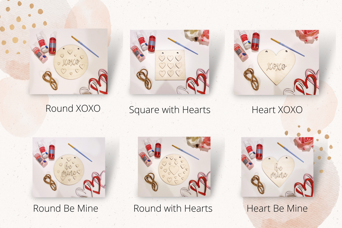 DIY Valentine Paint Kit