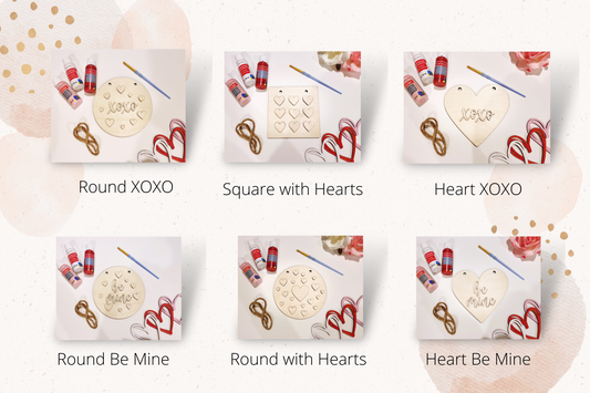 DIY Valentine Paint Kit