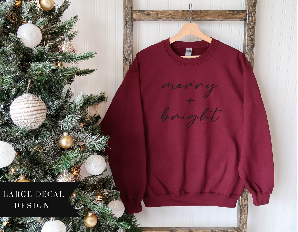 Merry & Bright Crewneck Sweater