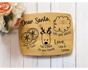 Dear Santa Cutting Board
