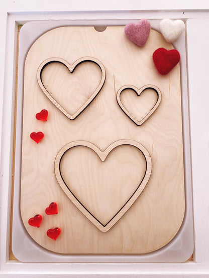 Fillable TROFAST Lid Insert Heart Edition
