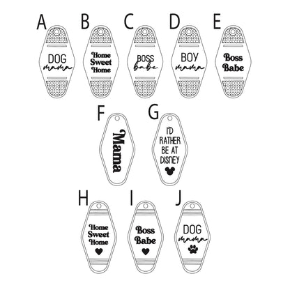 Motel Inspired Keychains