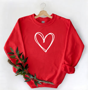Simple Heart Sweater